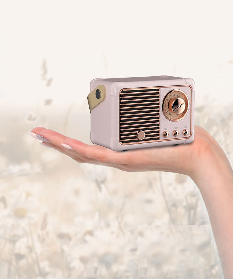 Retro Look FM Radio And Bluetooth Speaker Vista Shops