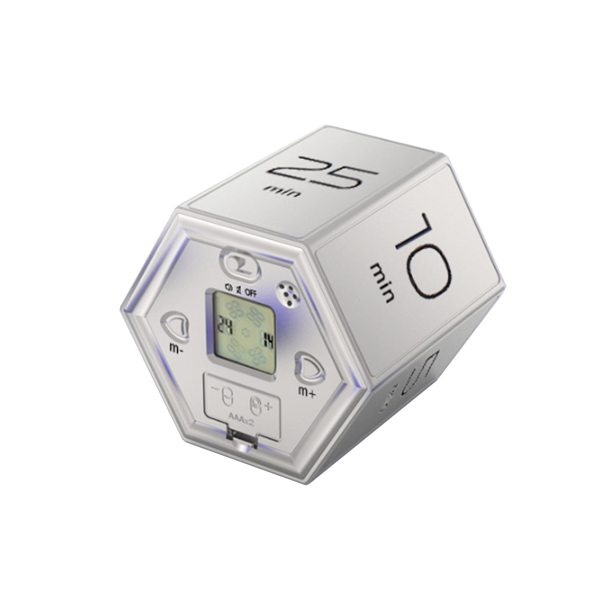 TimeFlip Pro Magnetic Hexagon Multifunctional Spot Timer For Self-discipline Vista Shops
