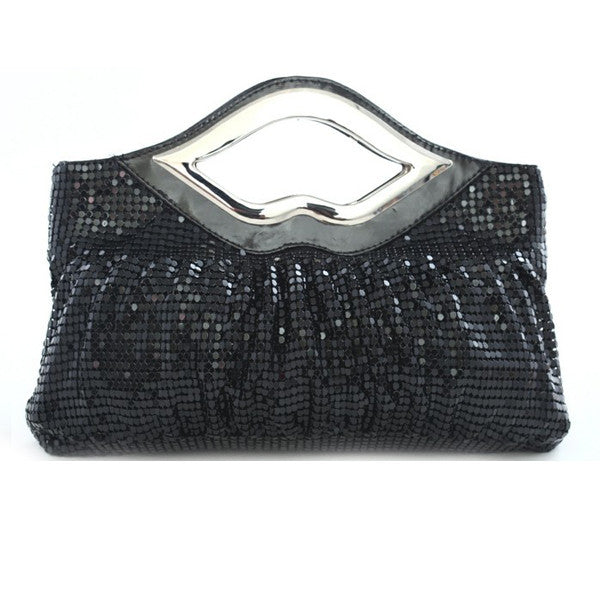 Big Lips Banquet Clutch In 4 Shiny And Matt Colors Vista Shops