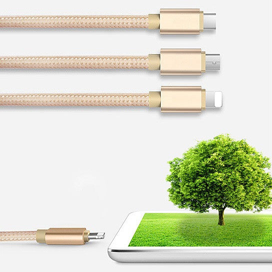 Multi-Phone 3-in-1 Master Charging Cable Vista Shops