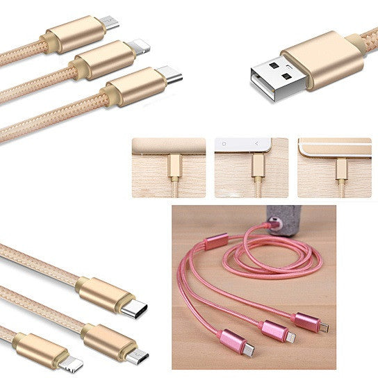 Multi-Phone 3-in-1 Master Charging Cable Vista Shops
