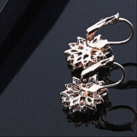 Snowflowers Lovely Drop Earrings In 3 Tones Vista Shops