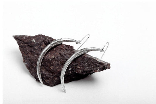 Crescent Moon Earrings In Gold And Silver Plating Vista Shops