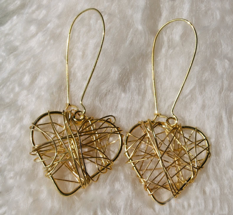 Wrapped In Harmony And Simplicity Dangle Earrings Vista Shops