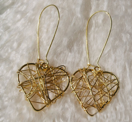 Wrapped In Harmony And Simplicity Dangle Earrings Vista Shops