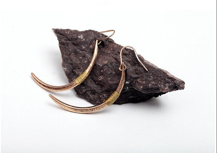 Crescent Moon Earrings In Gold And Silver Plating Vista Shops