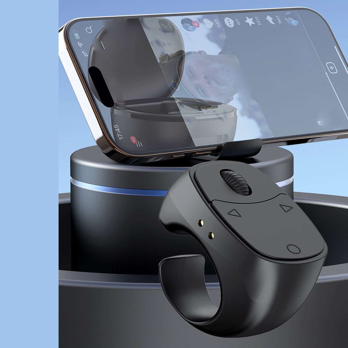 Scrolly And Rolly Bluetooth Remote Ring Vista Shops