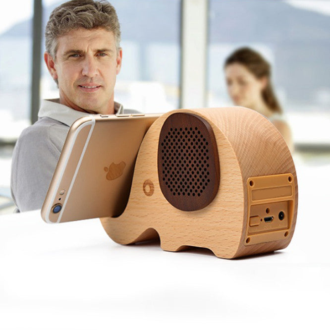 WOODSY GOODSY 2 IN 1 Bluetooth Speaker And Cell Phone Stand Vista Shops