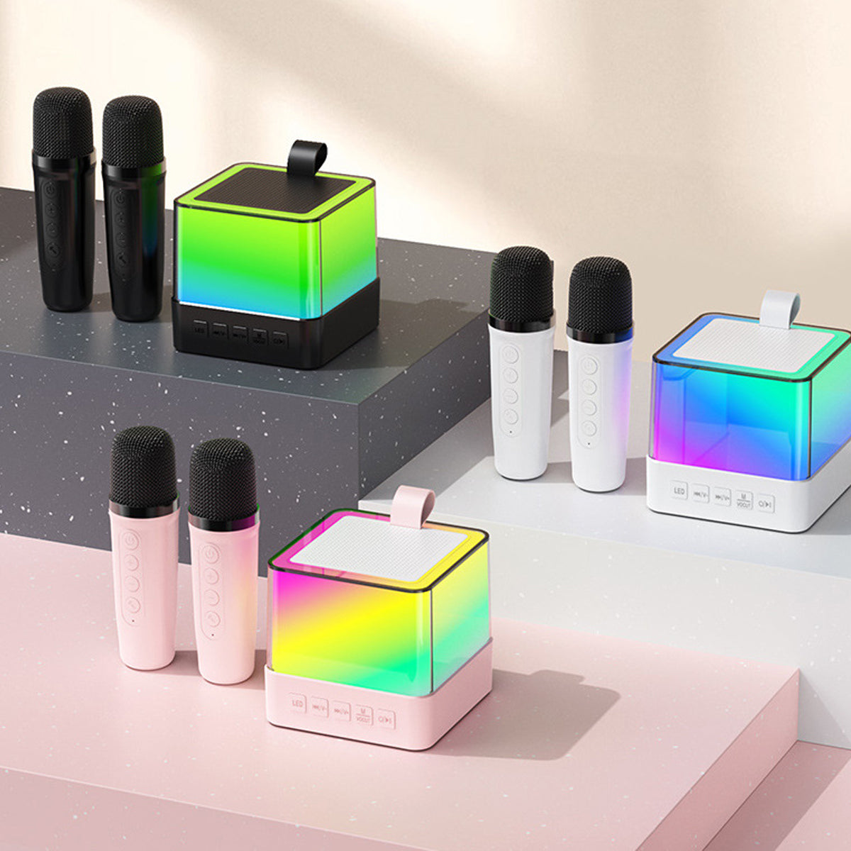 The Sing A Song Karaoke Player With Dual Microphone And Bluetooth Speaker Vista Shops