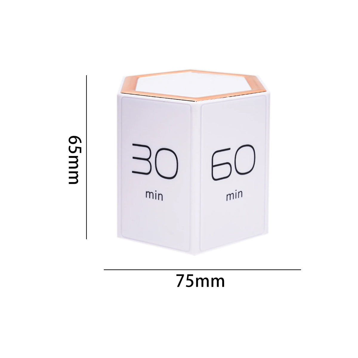 TimeFlip Pro Magnetic Hexagon Multifunctional Spot Timer For Self-discipline Vista Shops