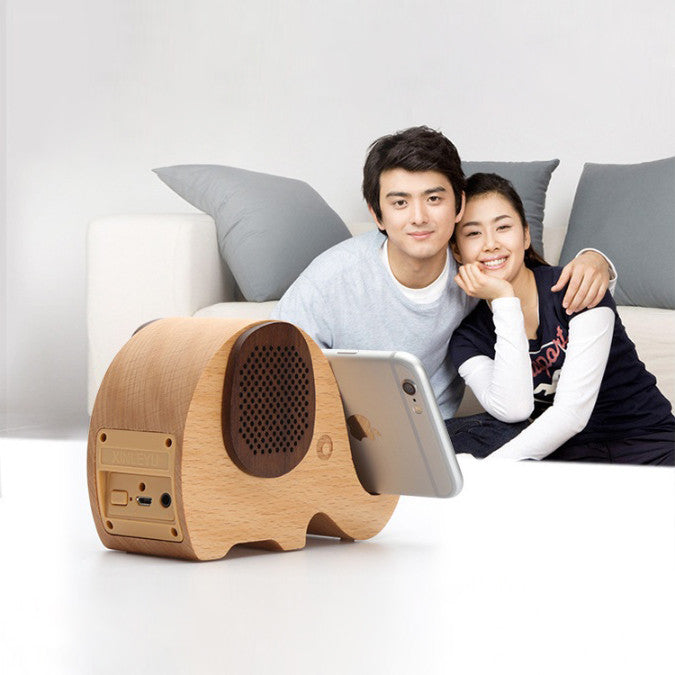WOODSY GOODSY 2 IN 1 Bluetooth Speaker And Cell Phone Stand Vista Shops