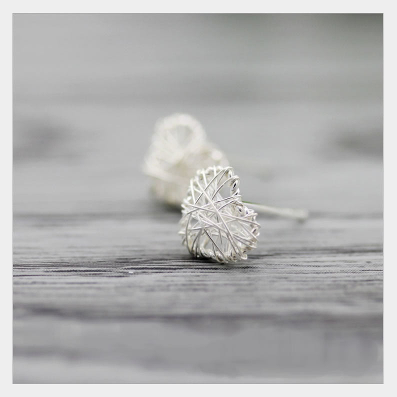 You Wrap My Heart Stud Earrings By Evabella Collections VistaShops