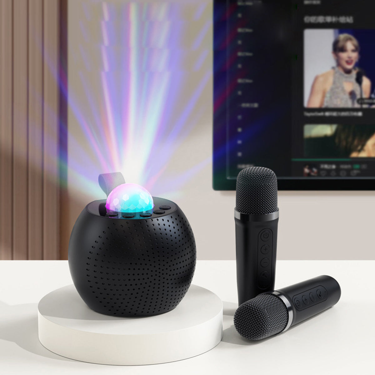 The Sing A Song Karaoke Player With Dual Microphone And Bluetooth Speaker Vista Shops