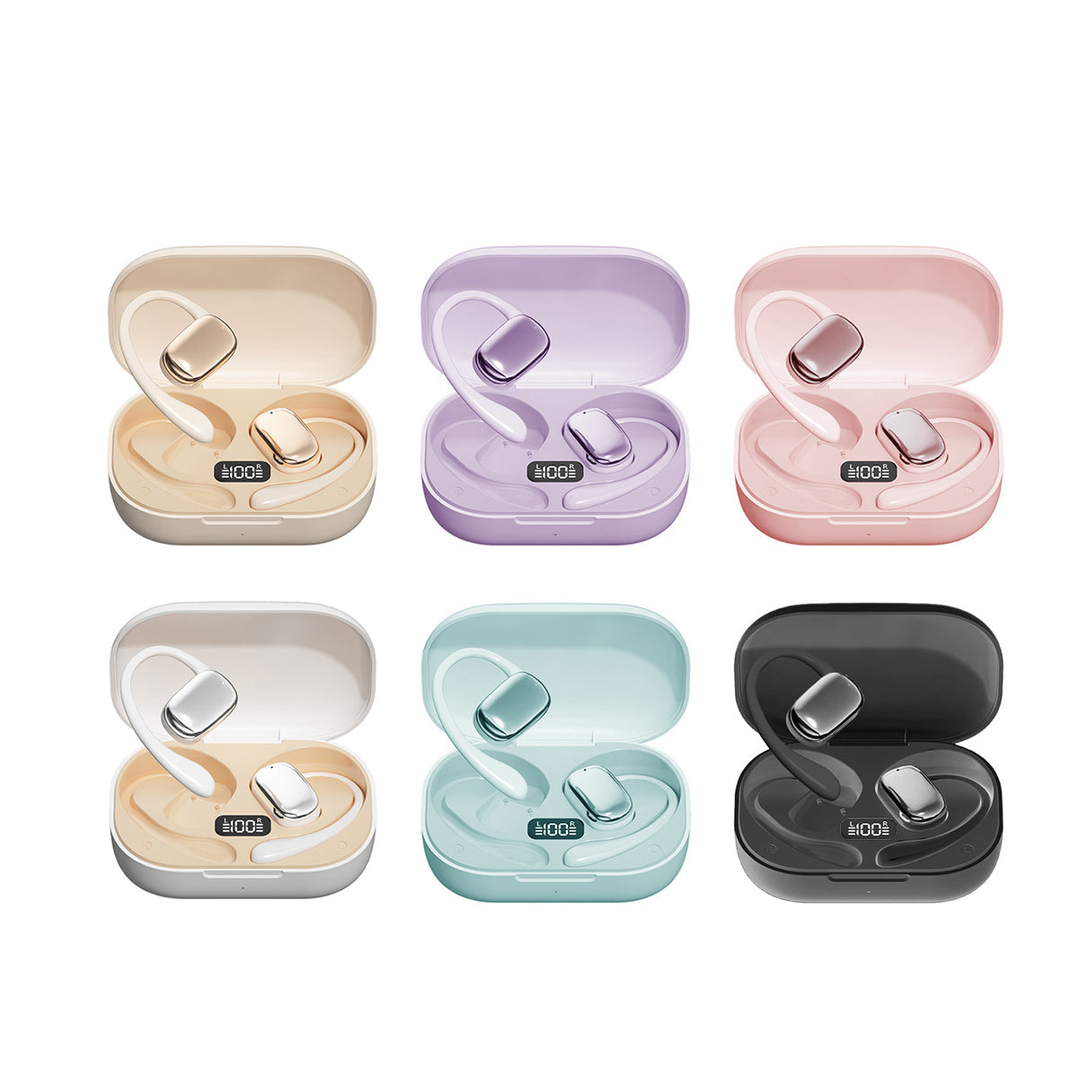 Open Sound Over-The-Ears Bluetooth Earbuds Vista Shops