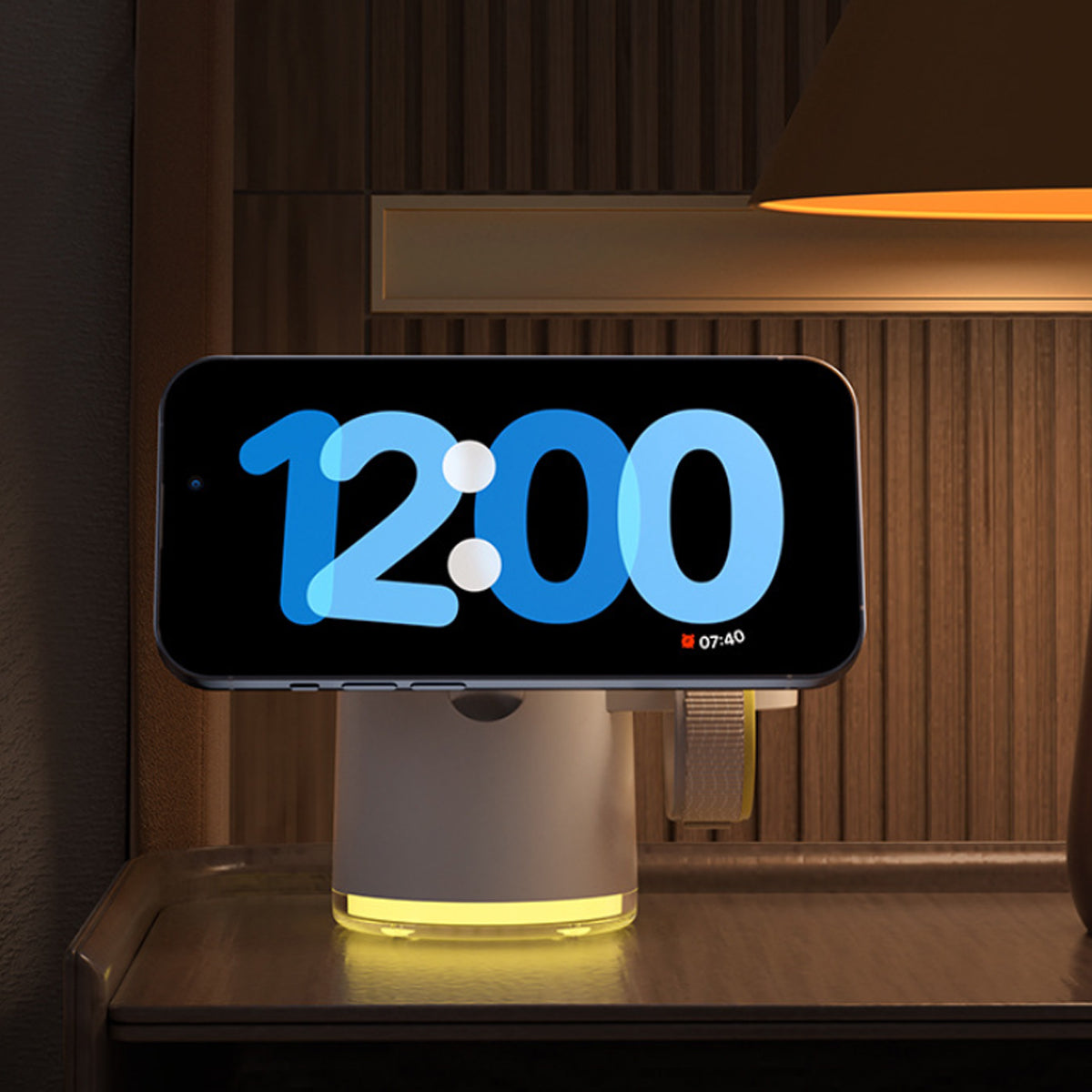 CLINGOMATIC Charging Station 3 In 1 Wireless Charger Stand With Halo Light Vista Shops