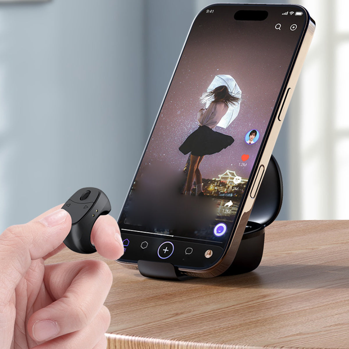 Scrolly And Rolly Bluetooth Remote Ring Vista Shops