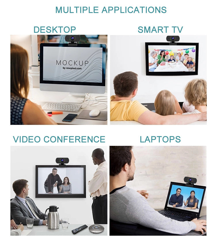 ZOOMEX 1080P HD Portable Camera And Mic For Video Chat Vista Shops