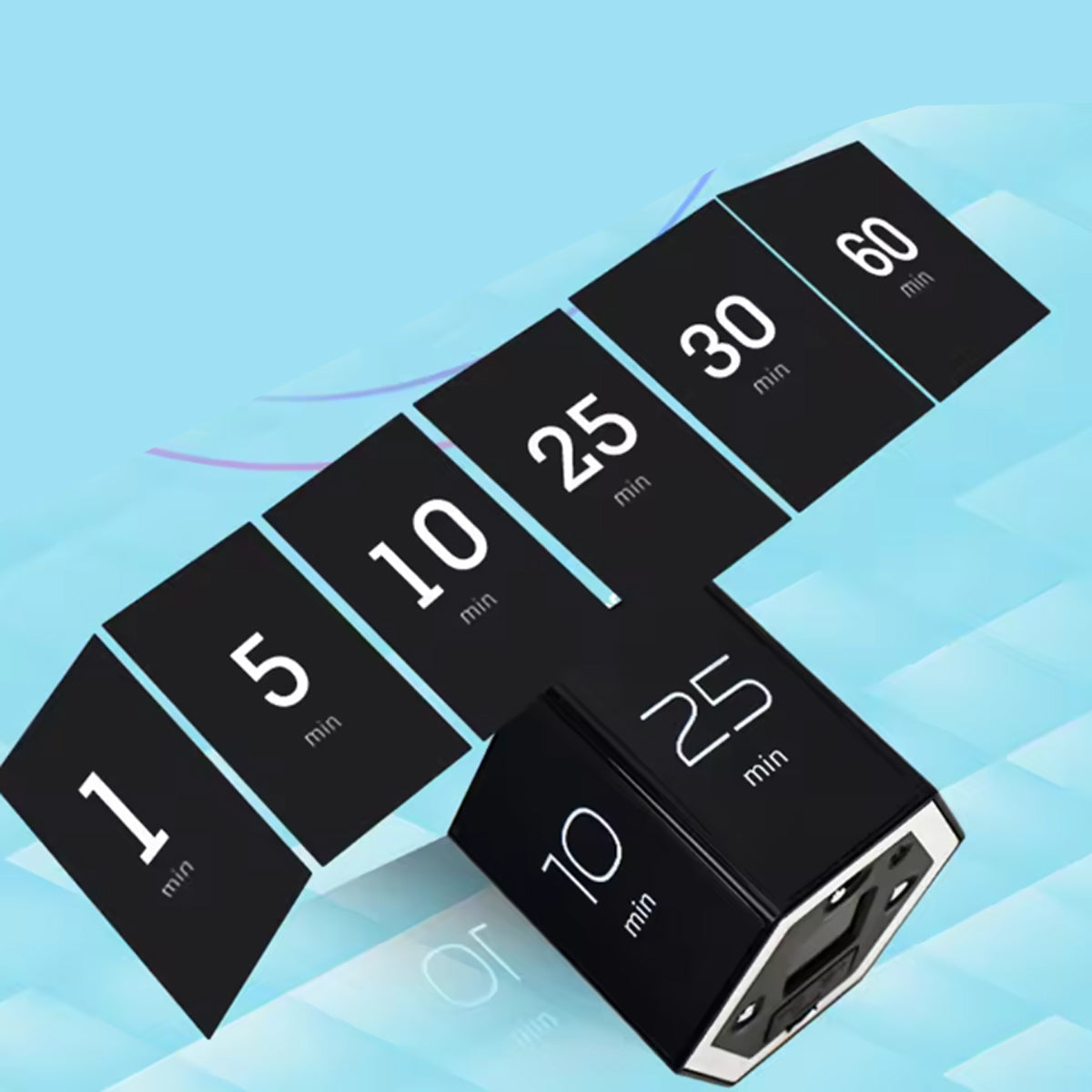 TimeFlip Pro Magnetic Hexagon Multifunctional Spot Timer For Self-discipline Vista Shops
