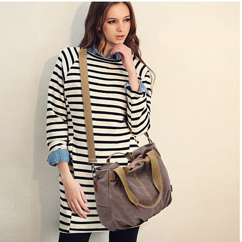 ARM CANDY Handy Natural Canvas Handbag Vista Shops