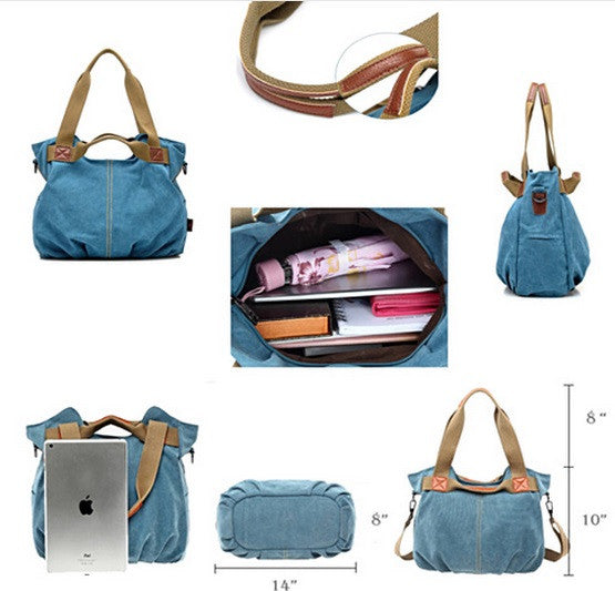 ARM CANDY Handy Natural Canvas Handbag Vista Shops