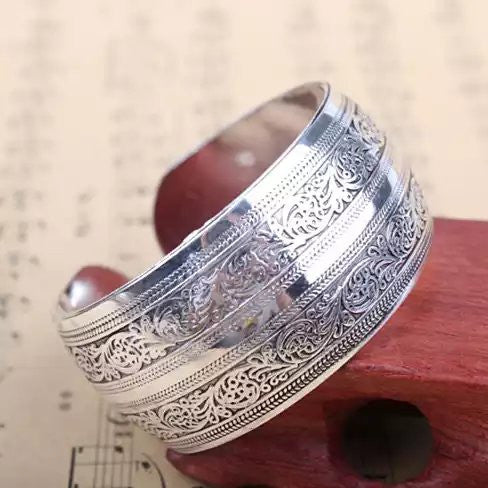 Artistry Bracelet Vintage Look with Silver Overlay Vista Shops