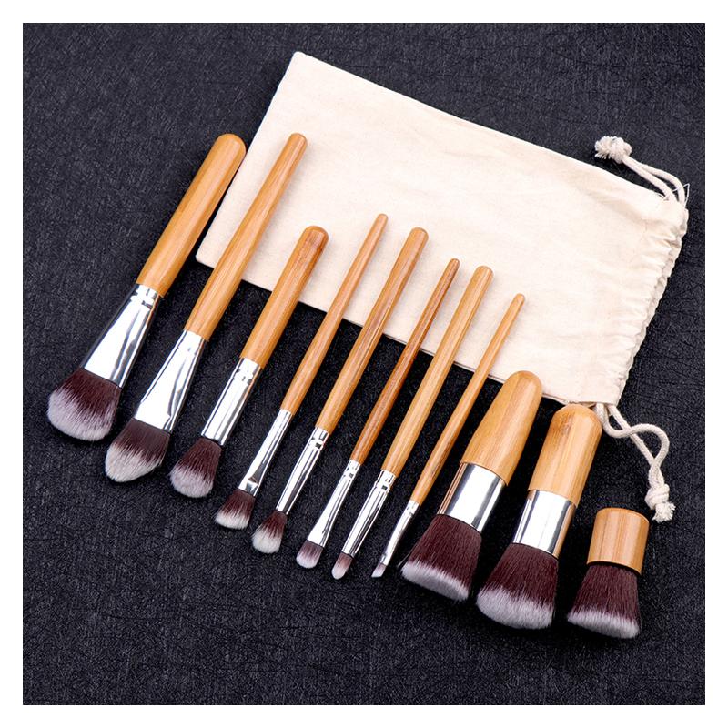 Lucky Beauty Bamboo Brush Set of 11 pcs Vista Shops