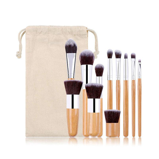Lucky Beauty Bamboo Brush Set of 11 pcs Vista Shops