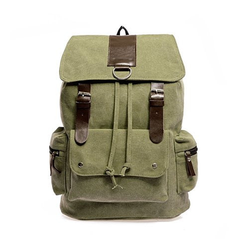 Back To Campus Canvas Backpack In 4 Colors Vista Shops