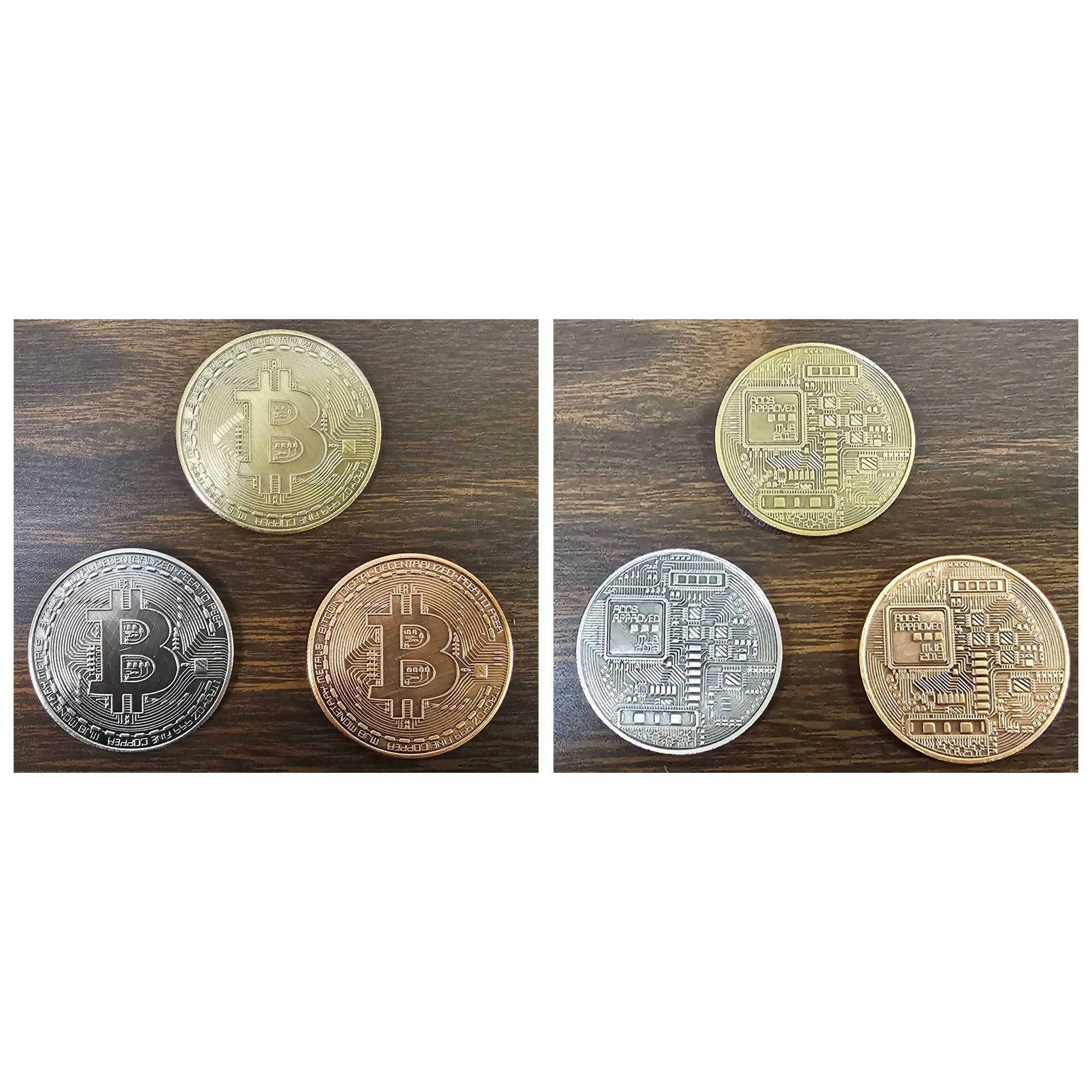 Bit Coins The Celebratory Coins In Crystal Clear Case SHOPS