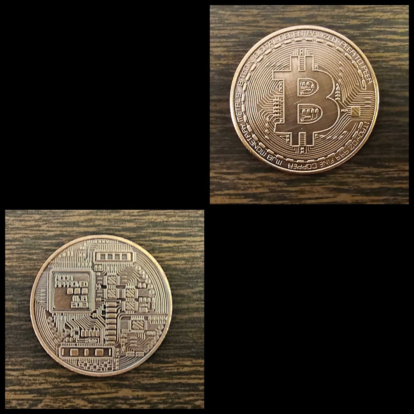 Bit Coins The Celebratory Coins In Crystal Clear Case SHOPS