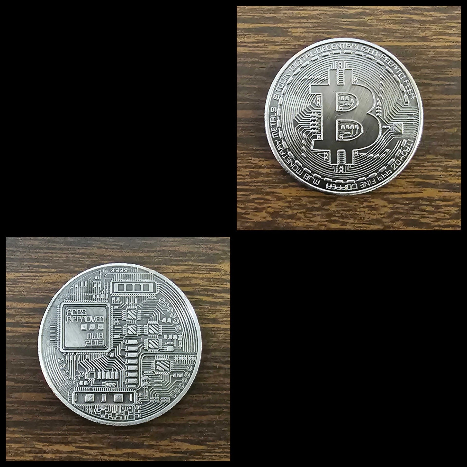 Bit Coins The Celebratory Coins In Crystal Clear Case SHOPS