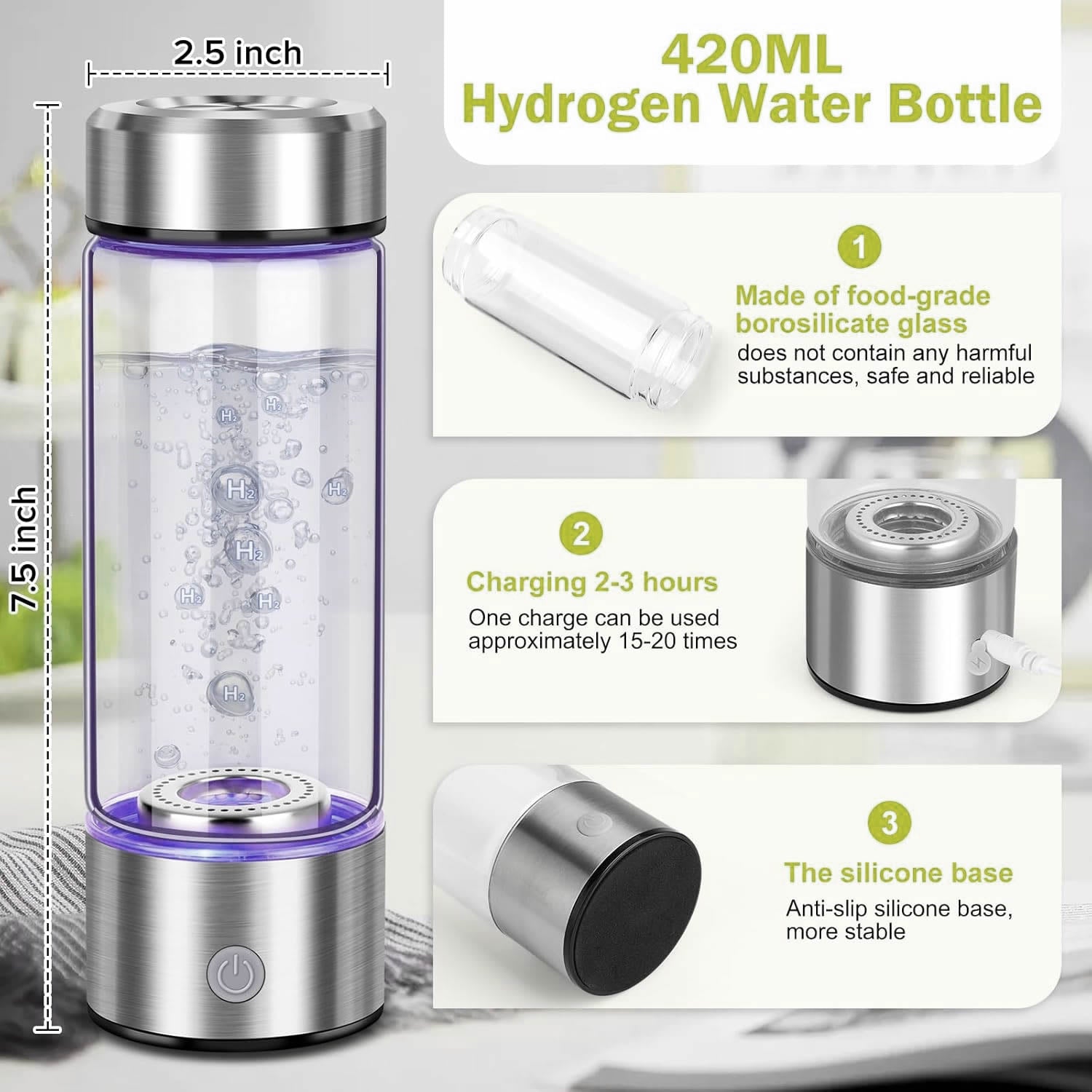 Aquaala Hydrogen Infuser Water Bottle The Ultimate Health Companion Vista Shops