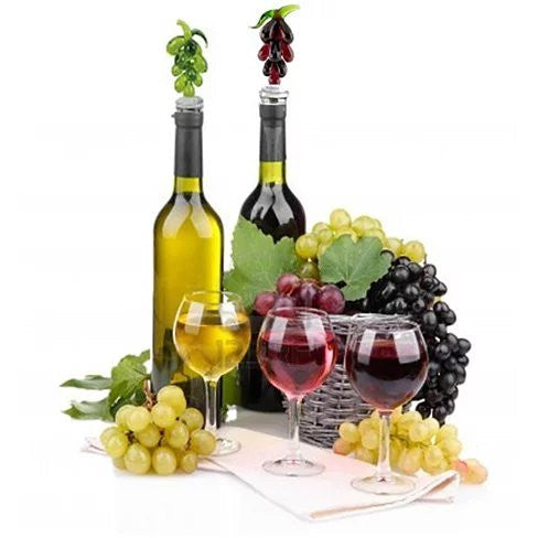 Hearty Wines Pair Of Wine Stoppers For Wine Lovers Vista Shops