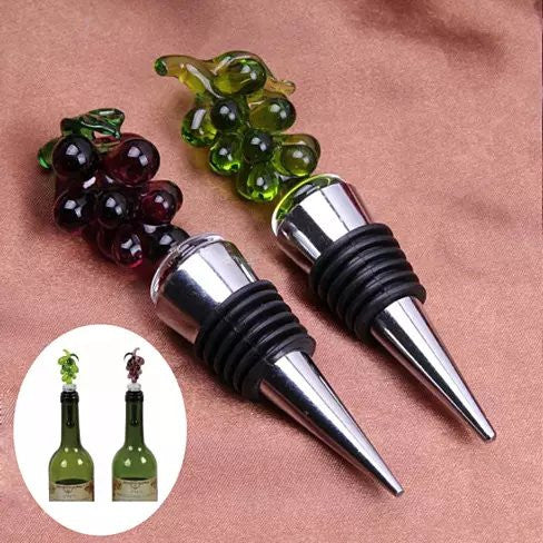 Hearty Wines Pair Of Wine Stoppers For Wine Lovers Vista Shops