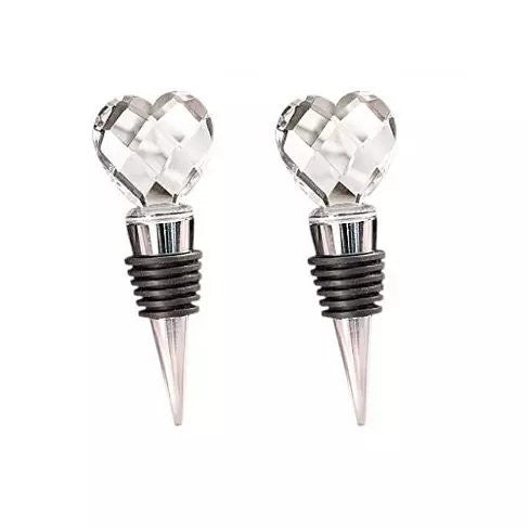 Hearty Wines Pair Of Wine Stoppers For Wine Lovers Vista Shops