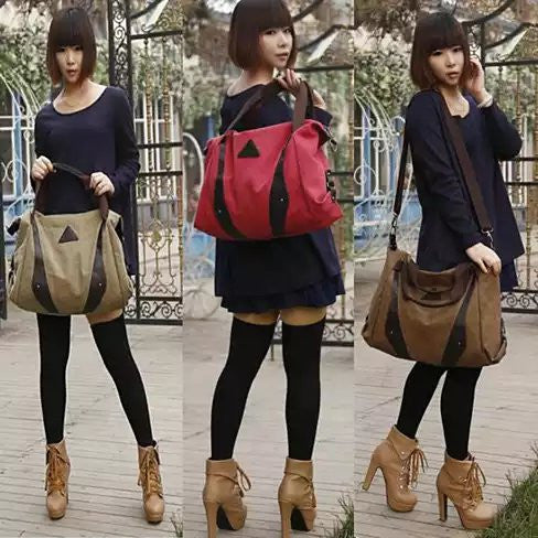 Jacqueline Canvas CrossBody Bag From Journey Collection Vista Shops