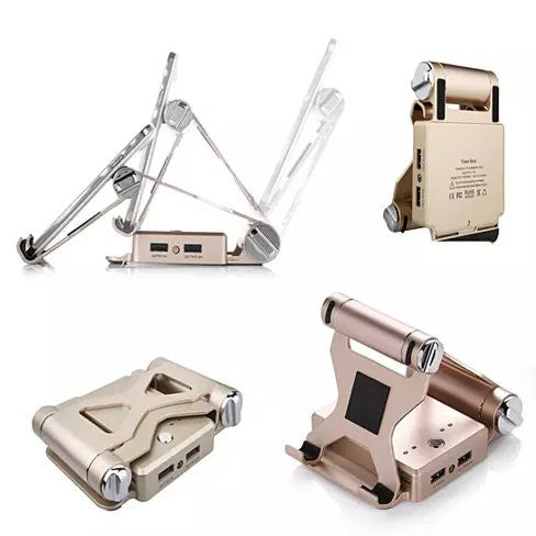Podium Style Stand With Extended Battery Up To 200% For iPad, iPhone And Other Smart Gadgets Vista Shops