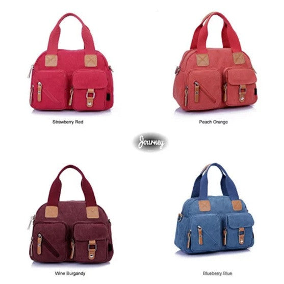 Savvy Cargo mini Canvas Bag by Journey Collection Vista Shops