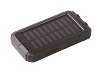 Jumbo Capacity 20,000 mAh Waterproof Solar Power Bank Vista Shops