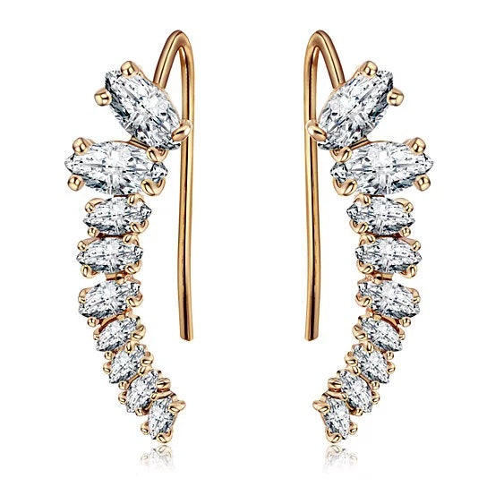 Uptown Girl Earrings Hip and Chic Ear Crawlers Vista Shops
