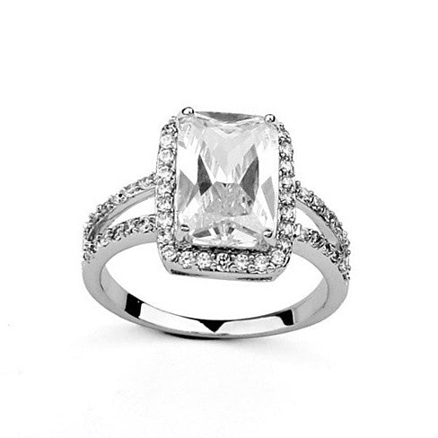 Purity Classic Ring In Emerald Shape Vista Shops