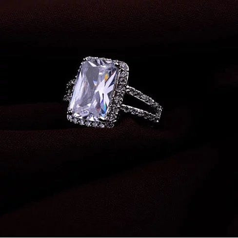 Purity Classic Ring In Emerald Shape Vista Shops