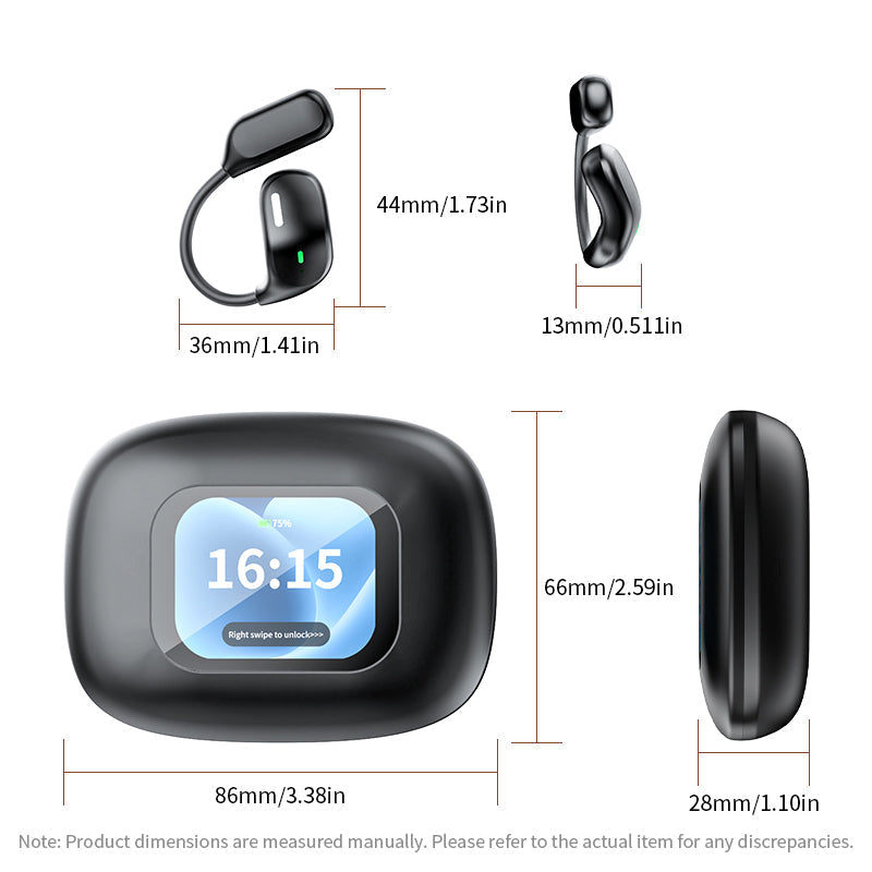 3 - In-1 Smart Translator And Out-Of-Ear Wireless Bluetooth Earphones Vista Shops