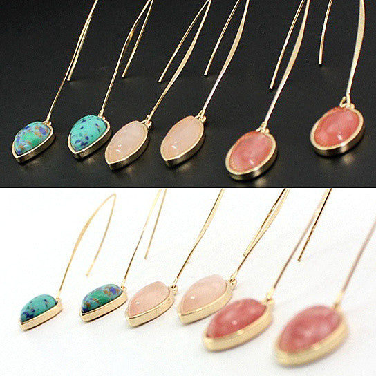 Hooked On You Gemstone Earrings Get 3 Sweet Pairs Vista Shops