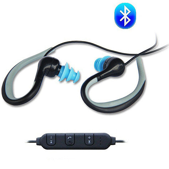 Waterproof Bluetooth Headphones with Swimmers Earplugs Vista Shops