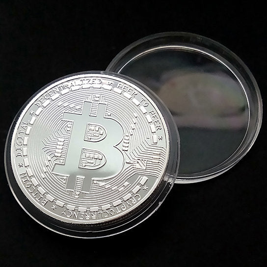 Bit Coins The Celebratory Coins In Crystal Clear Case Vista Shops