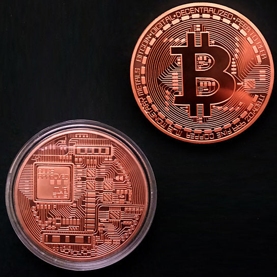 Bit Coins The Celebratory Coins In Crystal Clear Case Vista Shops