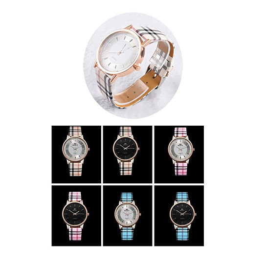 Londonite Watch With Plaid Band Time To Be Playful Vista Shops