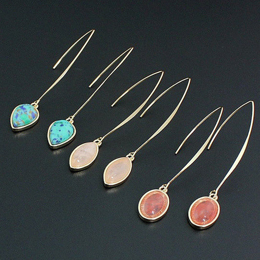 Hooked On You Gemstone Earrings Get 3 Sweet Pairs Vista Shops