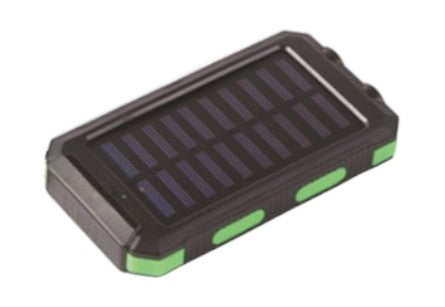 Jumbo Capacity 20,000 mAh Waterproof Solar Power Bank Vista Shops